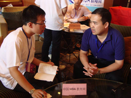 5接受中国MBA教育网采访